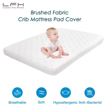 

LFH Baby Crib Mattress Topper Cover For Toddlers Bed Protector 72X132CM Waterproof Mattress Pad Cover Waterproof Bed Sheet