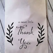 На заказ маленькая Сладкая Свадьба Спасибо буфет обработанные сумки День рождения девичник кофейные бобы хлебобулочные печенья подарочный мешок