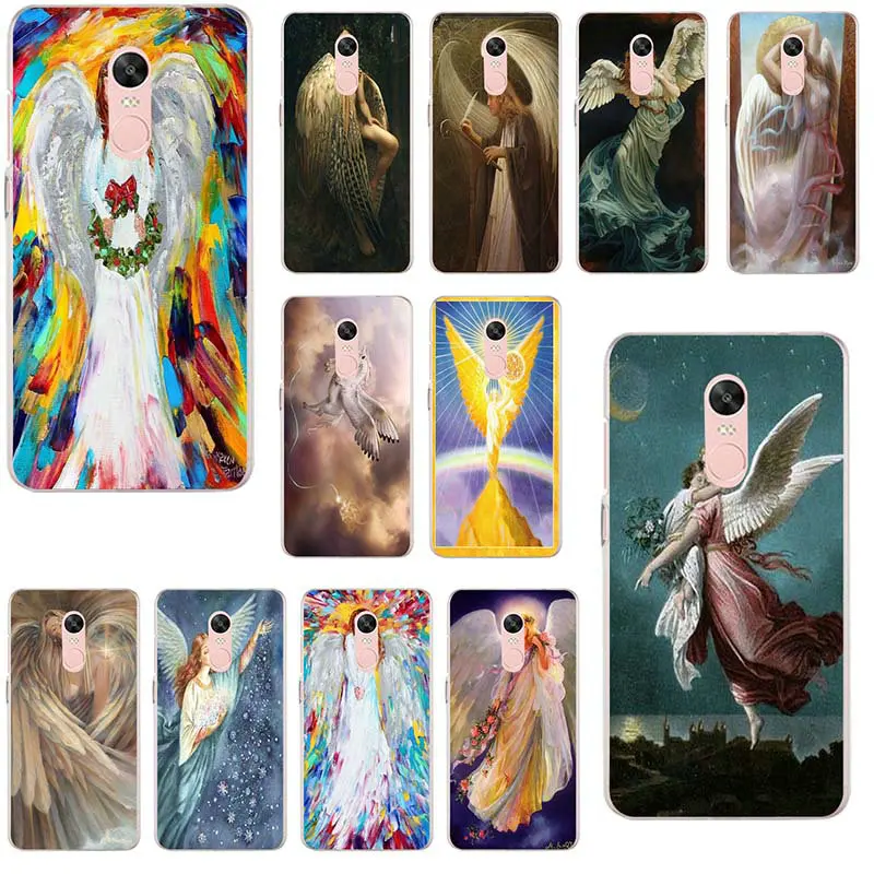 

Angels Are Watching Over You Soft TPU Phone Cases for Xiaomi Redmi Mi Note 4X 2 3 3S 4A 5 6 5S 5X 5A 6X Pro Plus Bags