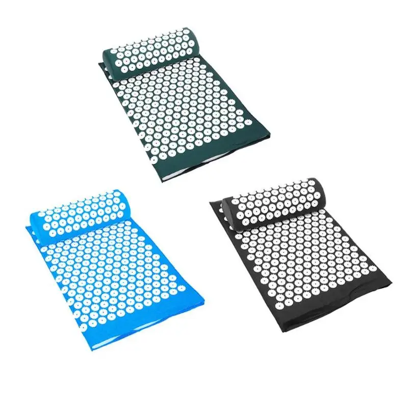 Massager Cushion Acupressure Mat Relieve Stress Back Body Pain Acupuncture Yoga Mat Massager Pillow Foot Massage Cushion Massager Cushion Acupressure Mat Relieve Stress Back Body Pain Acupuncture Yoga Mat Massager Pillow Foot Massage Cushion