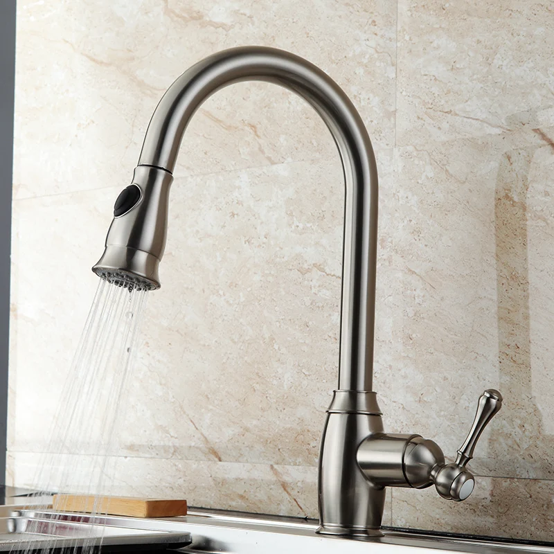 Tap Oil Rubbed Bronze Black/Chrome/Nickel Kitchen Faucets Grifo Pull Out Kitchen Robinet Cold And Hot Tap Tap Oil Rubbed Bronze Black/Chrome/Nickel Kitchen Faucets Grifo Pull Out Kitchen Robinet Cold And Hot Tap