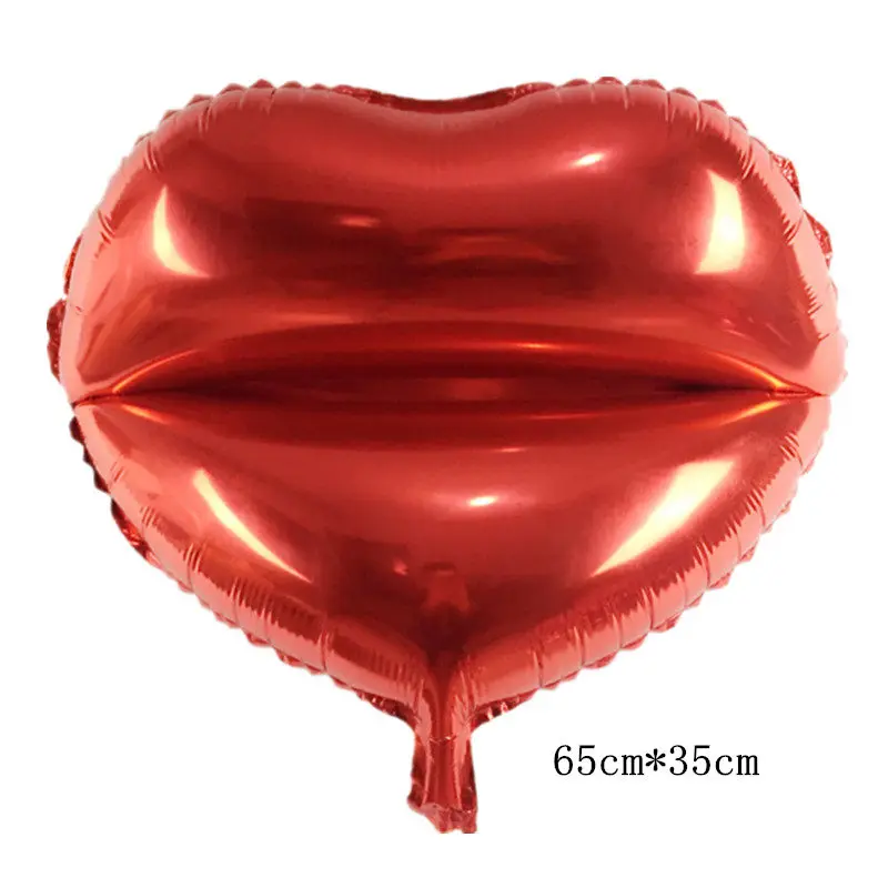 TSZWJ Новые Стикеры-губы me love алюминиевый Свадебный шар сцена свадебная комната выставка декораций воздушный шар высокого качества - Цвет: red