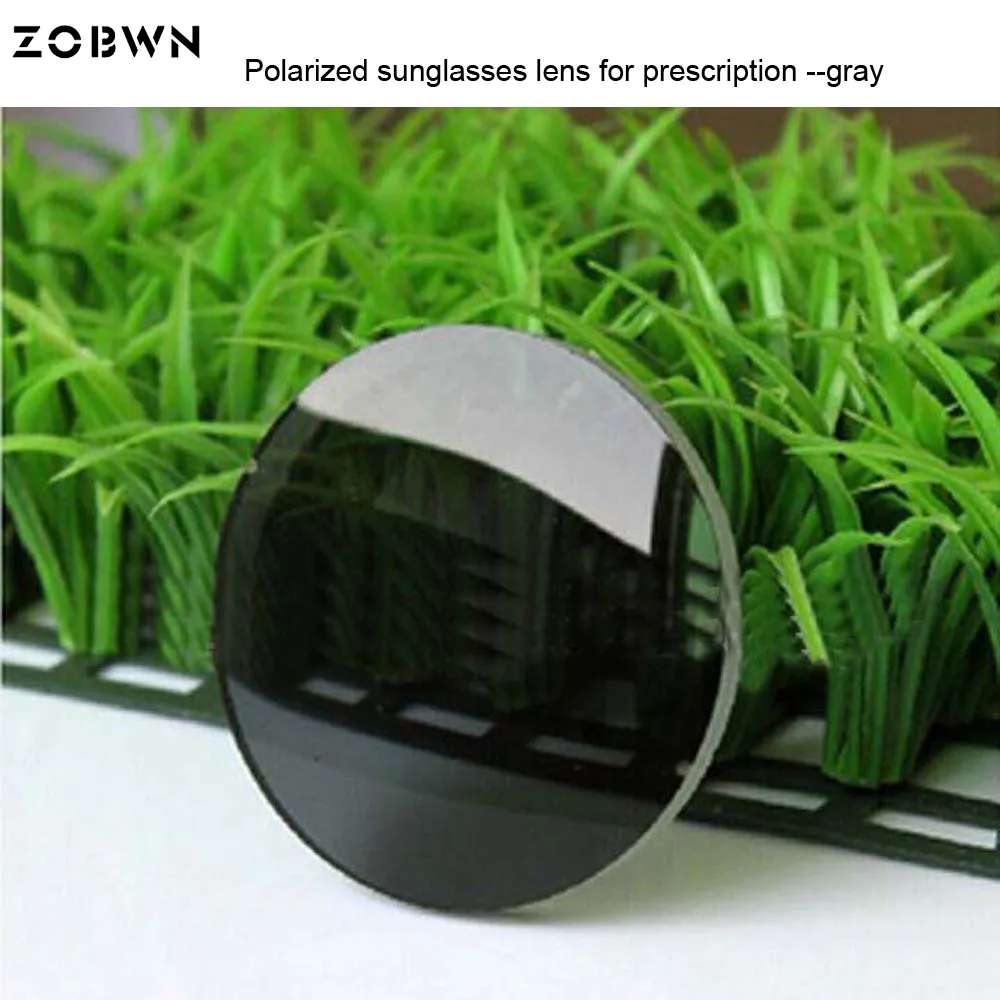 

Polarized sunglasses prescription lens for myopia presbyopia eyeglasses reading lens index 1.61,1.67 uv400 gray brown Reflective