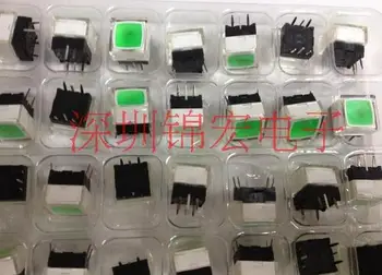 

10PCS JB-15 push button switch with light green