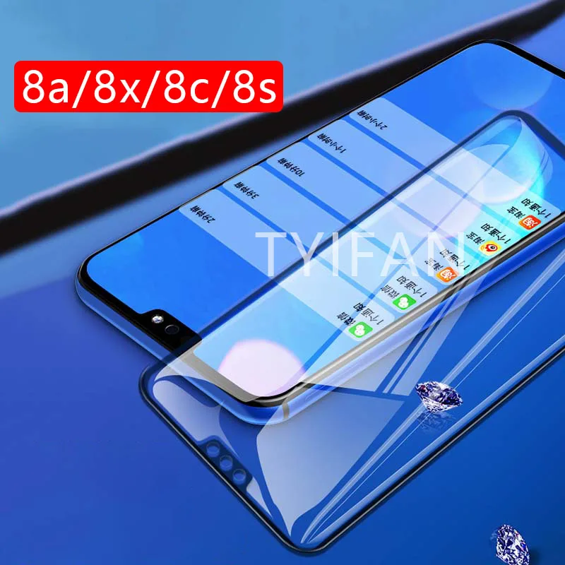 

tempered glass phone case on honor 8a pro 8x 8c 8s cover Protective Shell Accessories for huawei honor8a honor8x honor8c honor8s