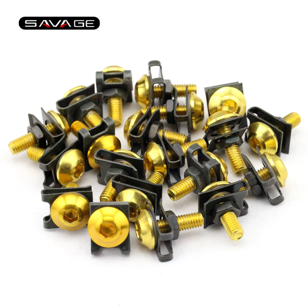 Bulloni M5 Per Carene Auto E Moto - Set 10 Pezzi Con Clip - Foto 2