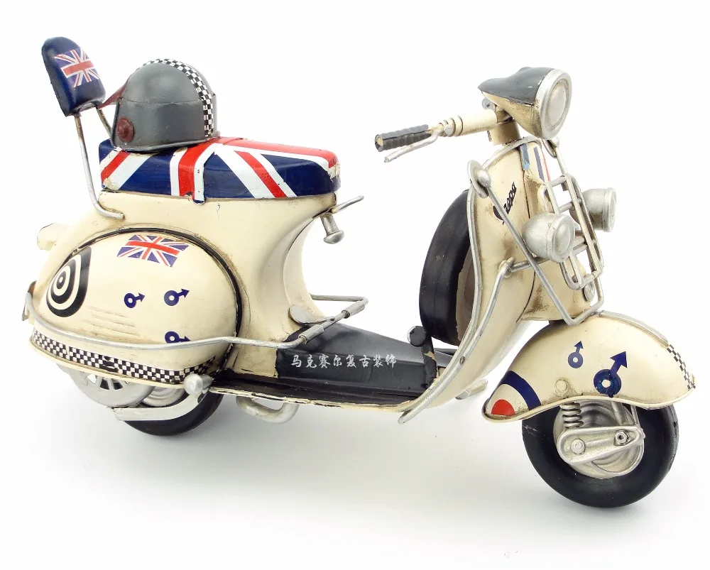 Винтажная машинка Vespa 1968 винтажная металлическая игрушка для sd кукол bjd хит