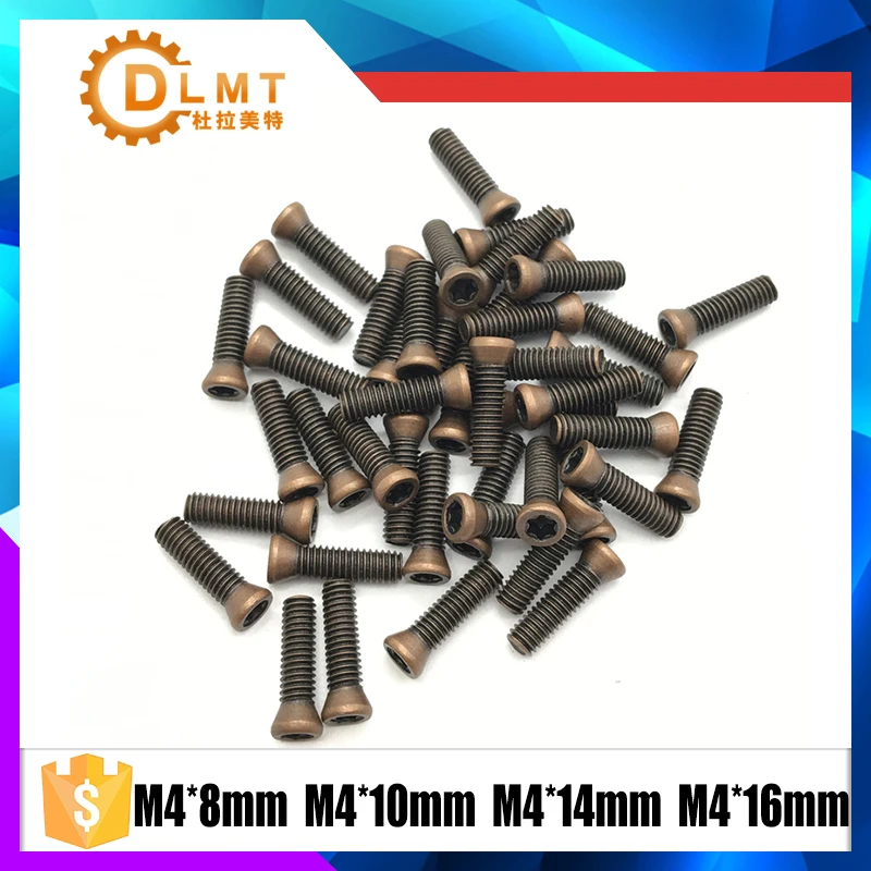 50 шт. Запасные Винты для токарного станка M4 * 8 9 10 12 14 16| |