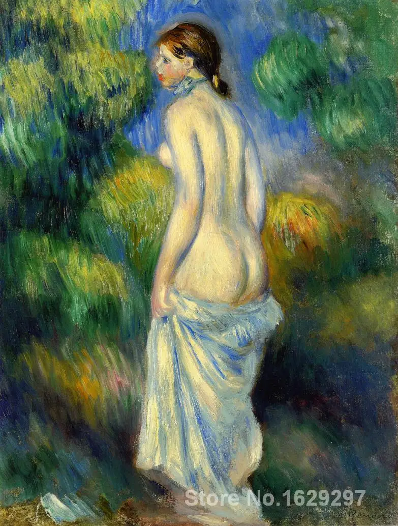 

handmade canvas art paintings by Pierre Auguste Renoir Standing Nude High quality