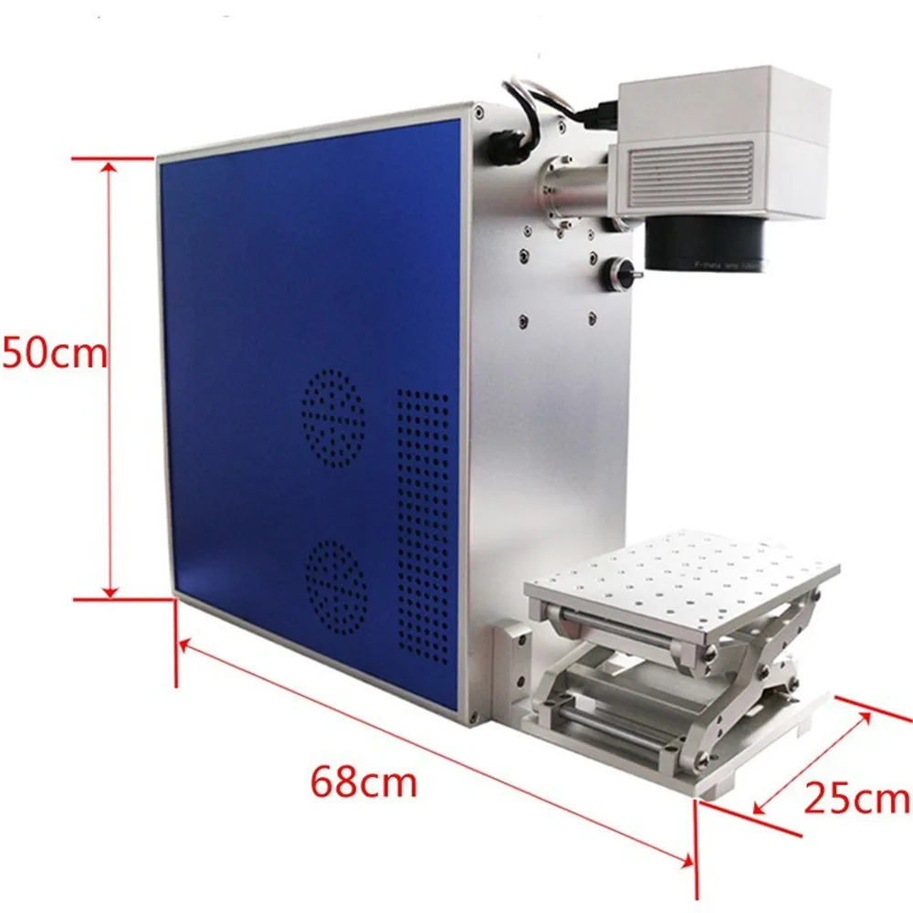  high precision fiber laser marking machine for computer keyboard accessories auto parts with good p