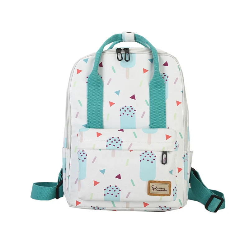 Качественные женские школьные сумки с большой вместительностью для девочек-подростков, водонепроницаемые дорожные сумки из ткани Оксфорд, рюкзак для ноутбука, розовый рюкзак Mochila - Цвет: Large White