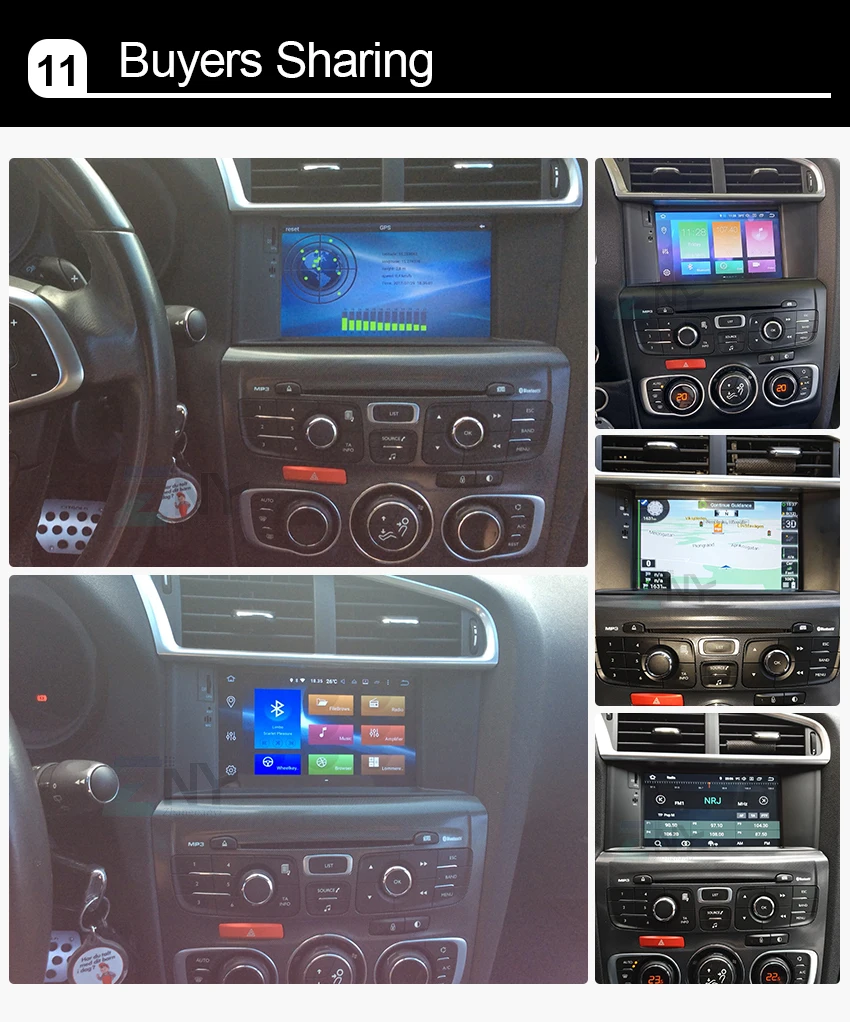 Excellent 7" HD Android 8.1 Car DVD For Citroen C4L 2011 2012 2013 2014 2015 Auto Radio FM RDS Audio Video WiFi GPS Navi Backup Camera 13