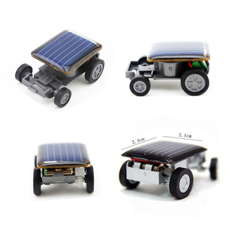 1 шт., креативная мини-модель автомобиля на солнечных батареях, набор игрушек для солнечных лучей, развивающие гаджеты для детей, игрушки для детей, солнечный необычный черный цвет