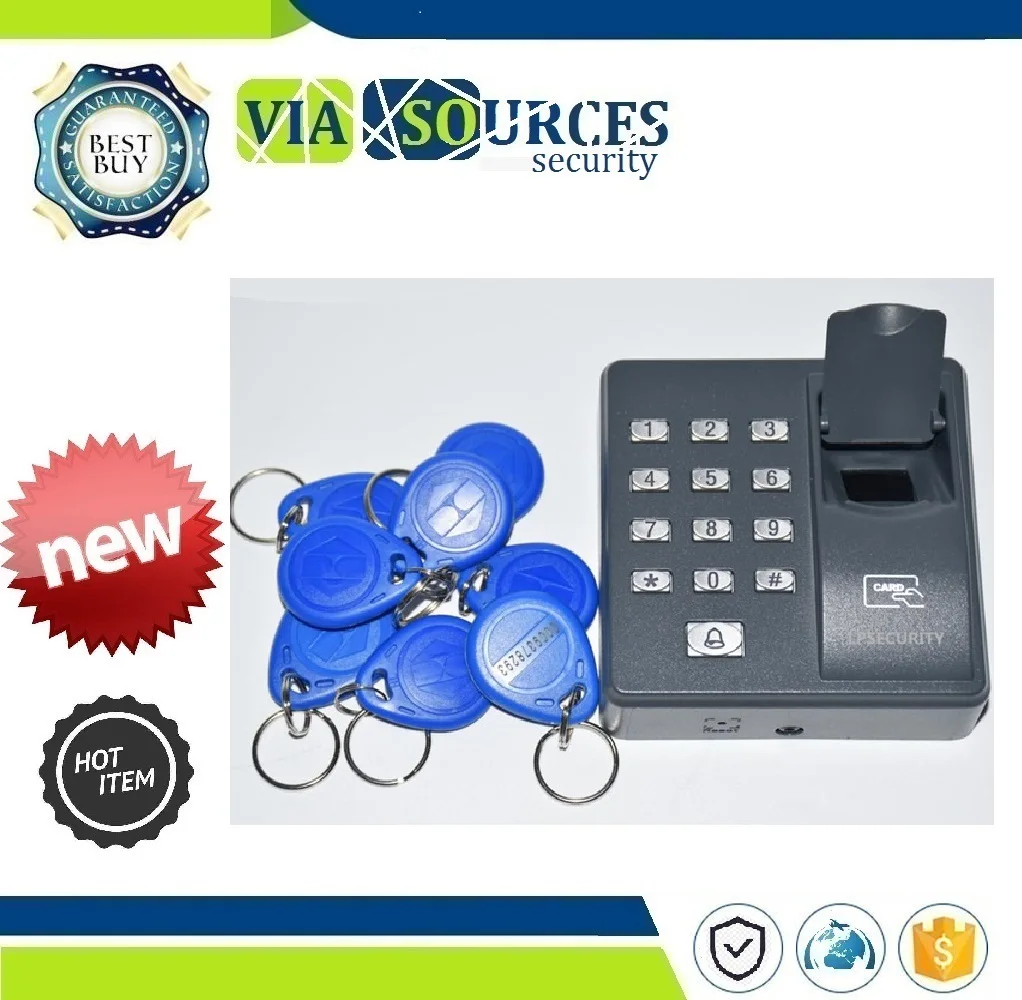 Smart Home Office Factory Biometric Standalone Fingerprint Access Control RFID Reader Scanner