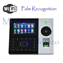 Новый Wi-Fi Palm рабочего времени сотрудника Hybird Биометрические электронные посещаемости лицо и отпечатков пальцев время Регистраторы