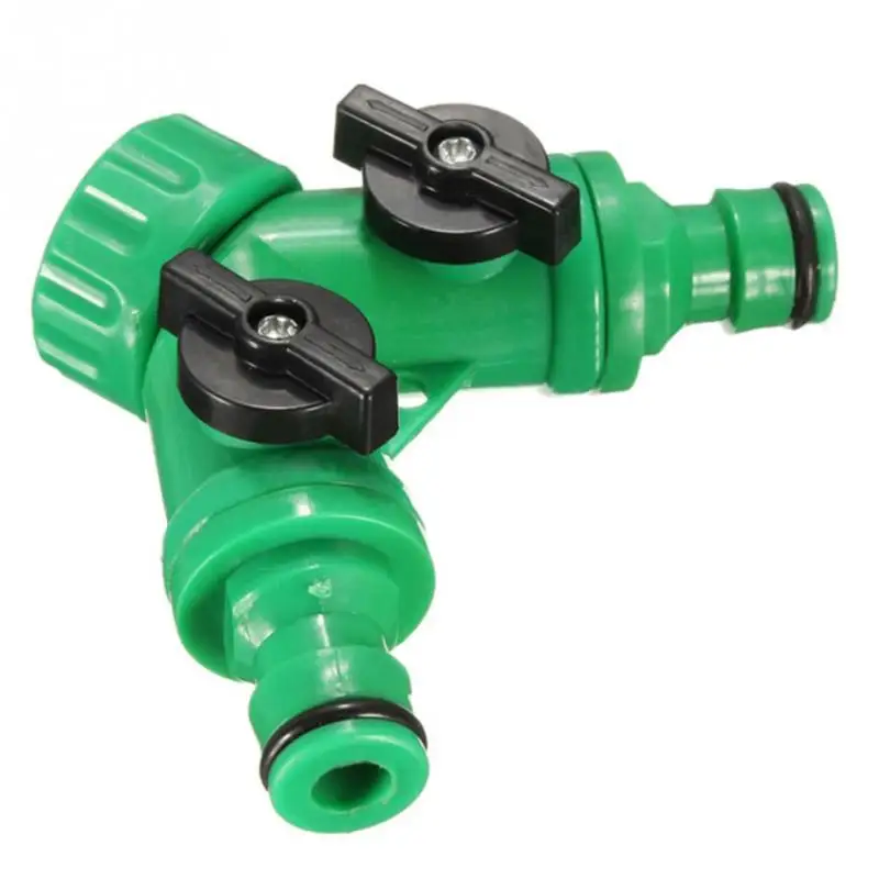 Hot New Plastic 1/2 Inch Garden Irrigation 2 Way Splitter