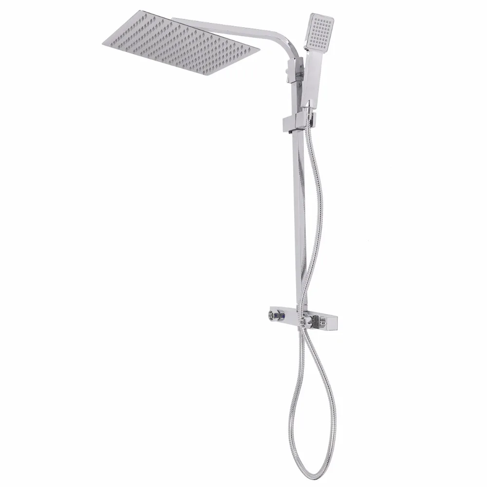 300MM Twin Head Shower Rainfall Mixer Chrome Bathroom Tap Waterfall 5-17L/min 300MM Twin Head Shower Rainfall Mixer Chrome Bathroom Tap Waterfall 5-17L/min