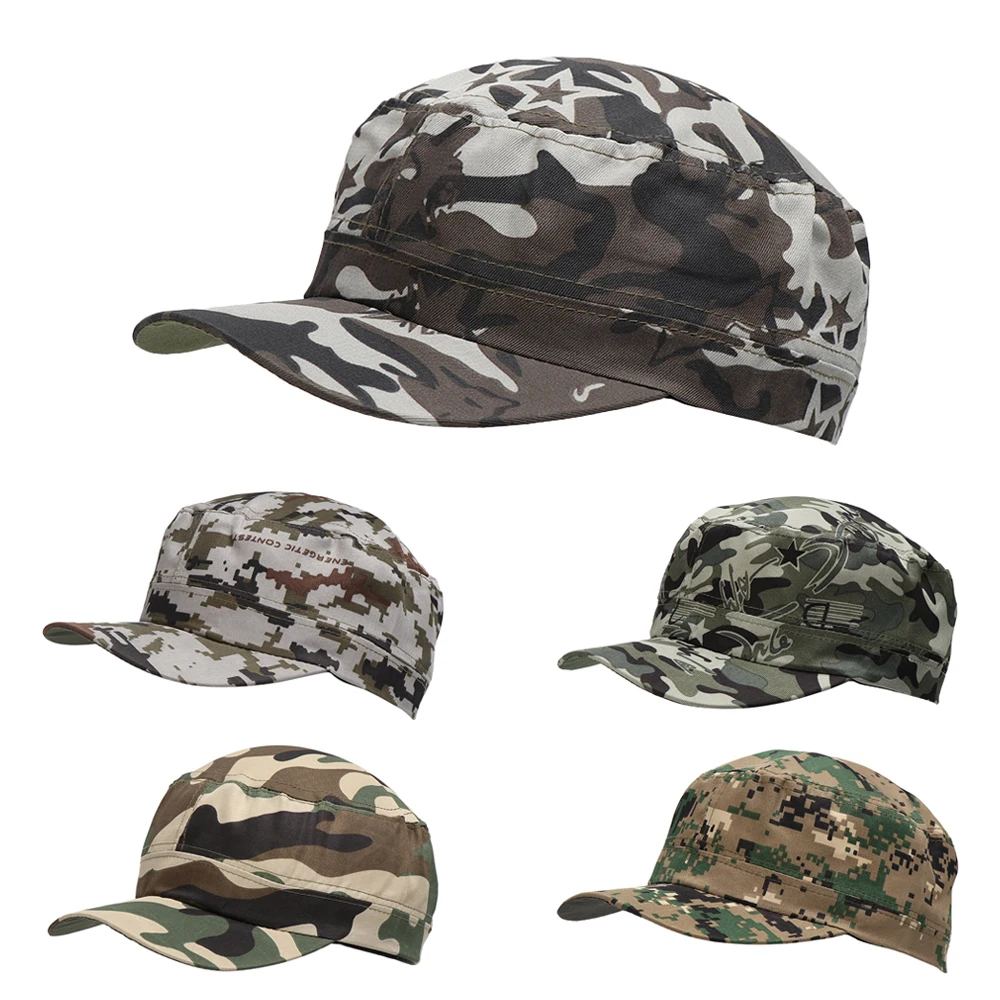 

Classic Adjustable Men Military Caps Men's Women's Fitted Baseball Caps Army Camouflage Sun Hats Outdoor Sports Camping Style