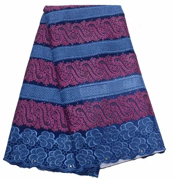 

Hot selling Swiss Voile Lace In Switzerland High Quality African Dry Cotton Voile Lace Fabric For Wedding P467-3