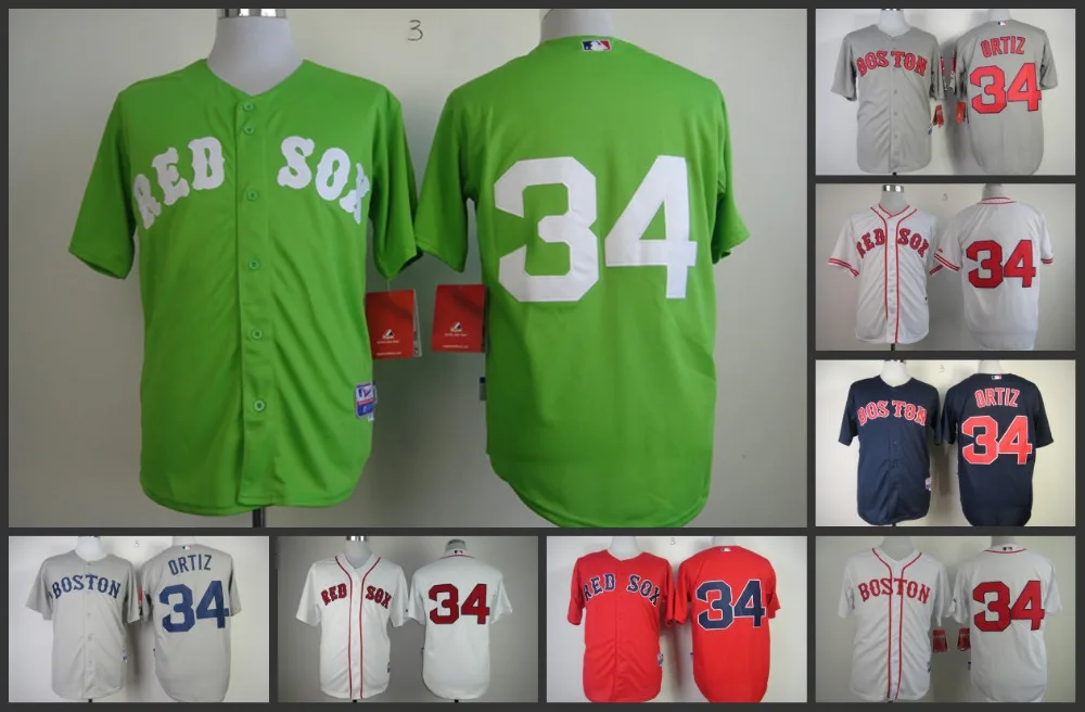 david ortiz green jersey