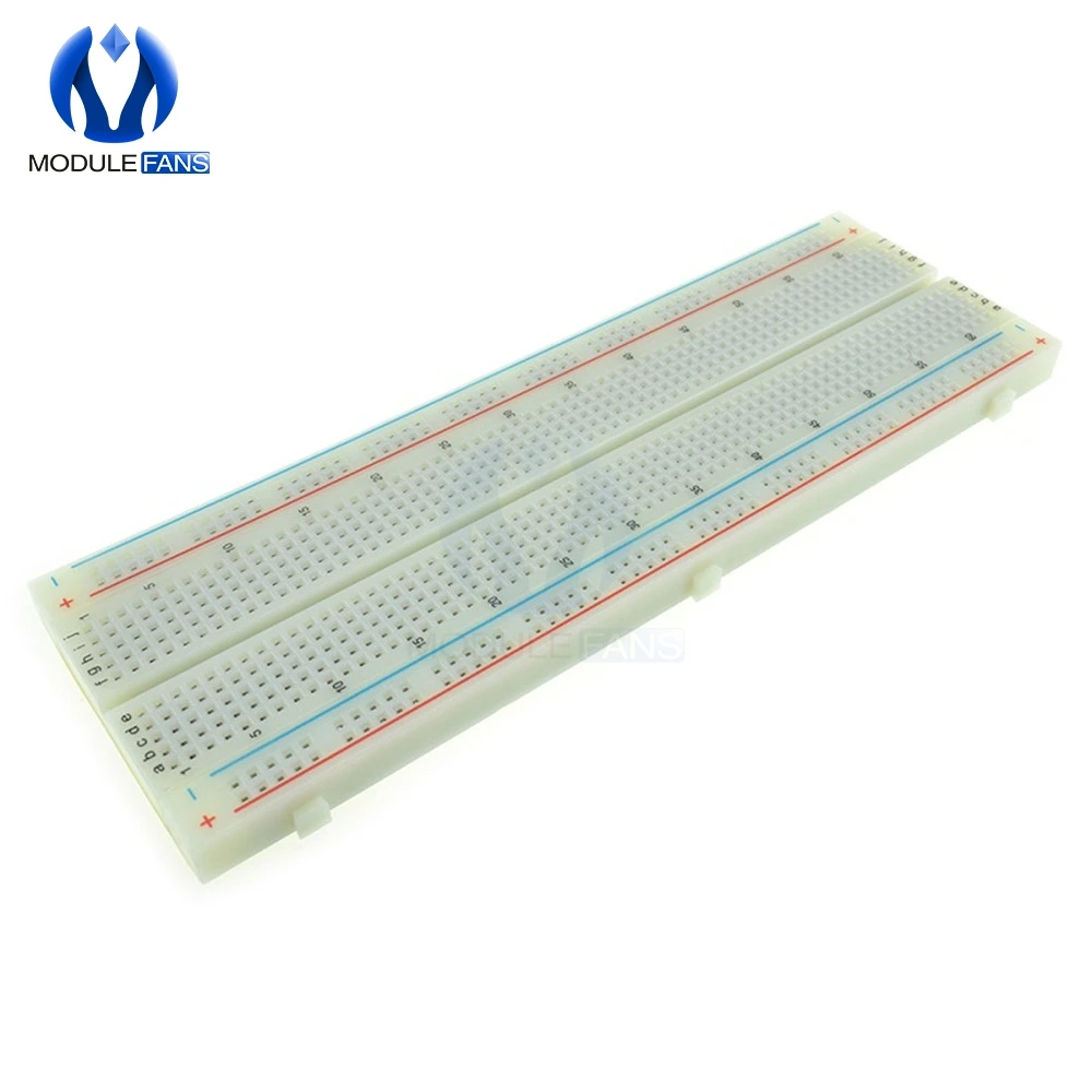 MB-102 Solderless Breadboard Protoboard 830 Tie Points 2 buses Test Circuit MB-102 Solderless Breadboard Protoboard 830 Tie Points 2 buses Test Circuit