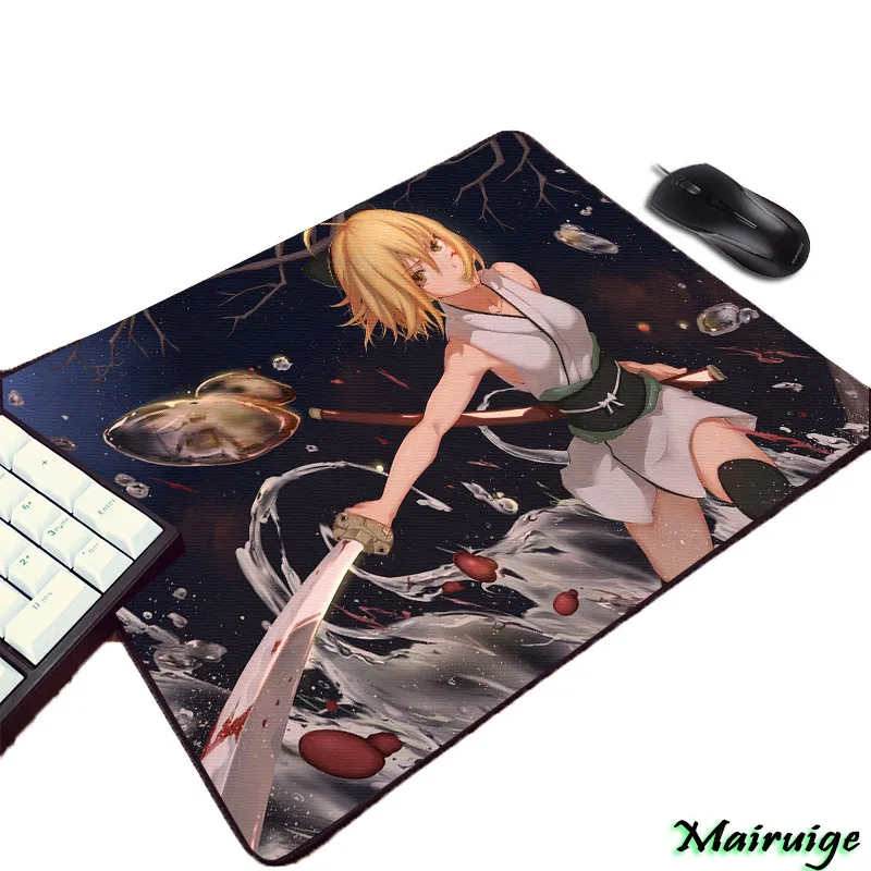 Mairuige KOHA ACE EX Okita Souji Аниме Девушки шаблон Мини ПК игровой коврик для мыши Fate/stay Night
