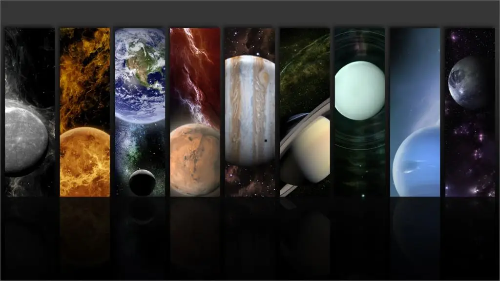 Us 799 Planets Sun Earth Mercury Venus Mars Jupiter Saturn Uranus Neptune Pluto Moon Print On Canvas Poster Unframed Free Shipping In Painting