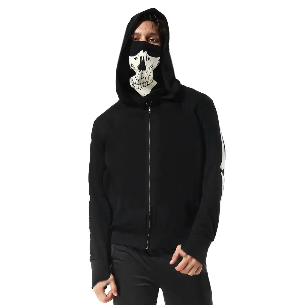 Electronics Mens Sweatshirt,Chaofanjiancai Mask Skull Pure ...