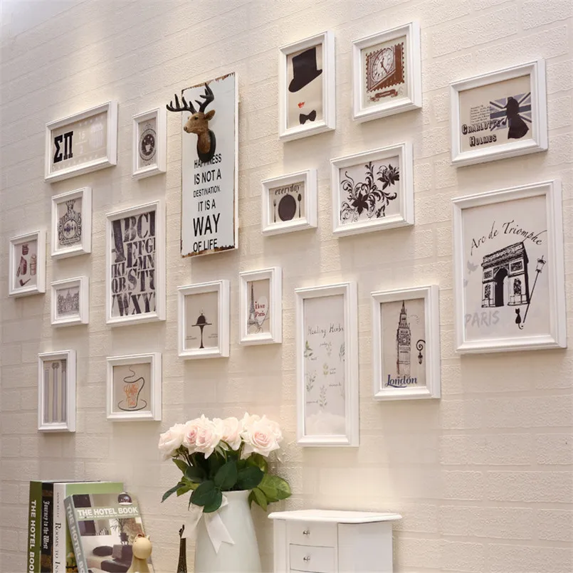 Reindeer Head Photo Frames Wall Decoration Frame Set Wooden Reindeer Head Photo Frames Wall Decoration Frame Set Wooden Picture Home Decorations Accessories Cadre