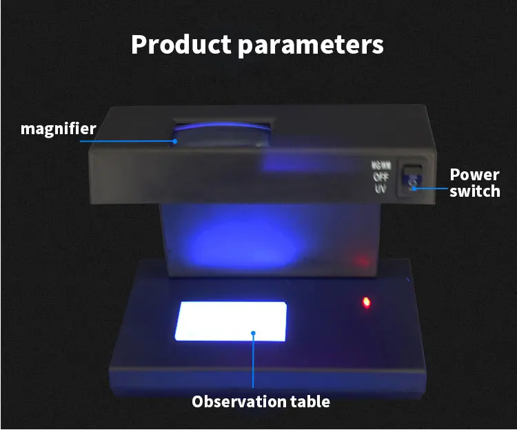 Электронный детектор денег, легкий практичный Детектор фальшивых денег, тестер фальшивых денег, детектор банкнот