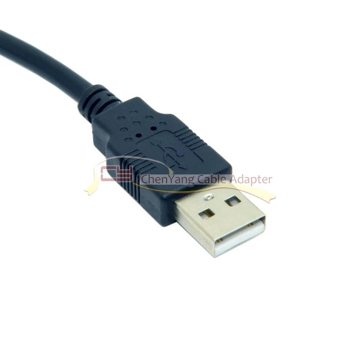 CY Chenyang USB 2,0 мужчина к B Мужской левый Угловой 90 градусов принтер сканер жесткий диск Кабель для принтера сканер жесткий диск