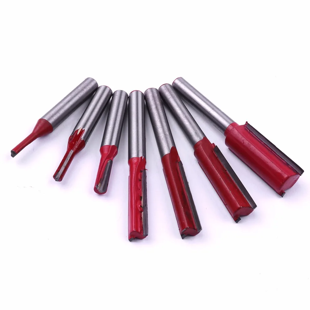 7Pcs/Set Straight Wood Carving Cutter Knife with Single & Double Sharp