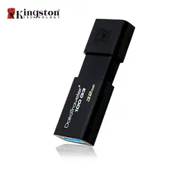 Kingston данных Traveler DT100G3 128 ГБ USB3.0 Флешка 64 ГБ 32 ГБ флешки 16 ГБ мини-usb карта памяти Stick Flashdisk U диск 100 МБ/с