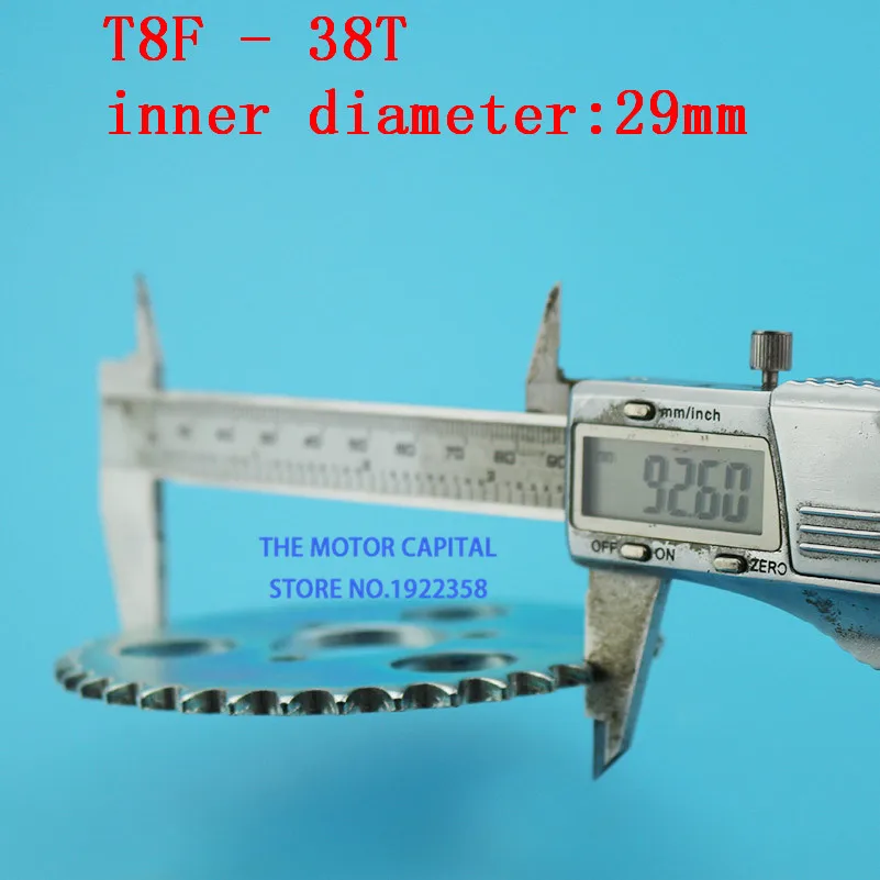 T8F 38 т зуб 29 мм Задняя цепная Звездочка для 2 такта 43cc 49cc Minimoto мопед скутеры мини ATV Quad