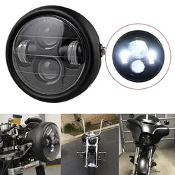 Здравствуйте/Lo мотоциклетная лампочка лампы черный Лампа проектор светодио дный
