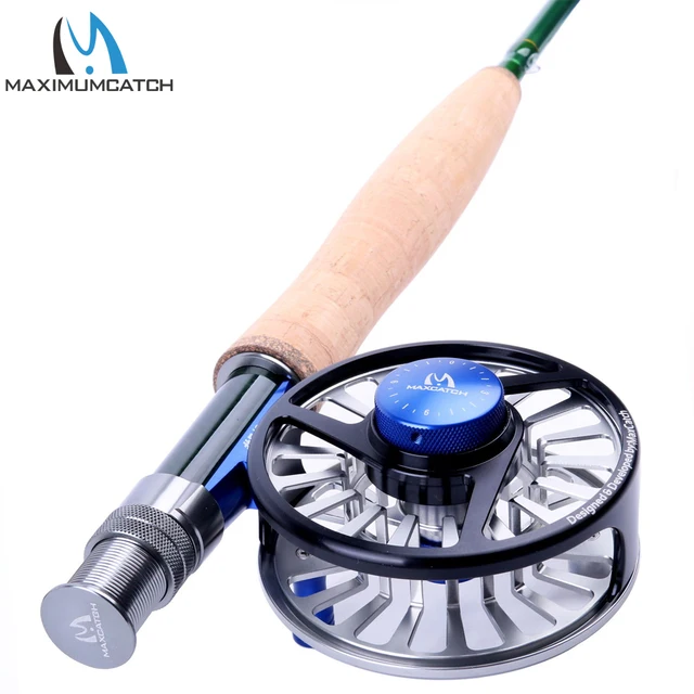 Cheap 5WT Fly Fishing Combo 9FT Fly Fishing Rod & 5/6WT Aluminum Fly Reel