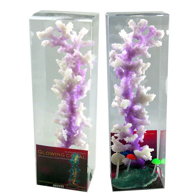 Aquarium Decoration Mushroom coral Ornaments Water plants Fish tank