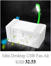 Гибкая usb-лампа портативный съемный USB мини вентилятор для всех источников питания USB выход USB гаджеты для ноутбука настольный компьютер