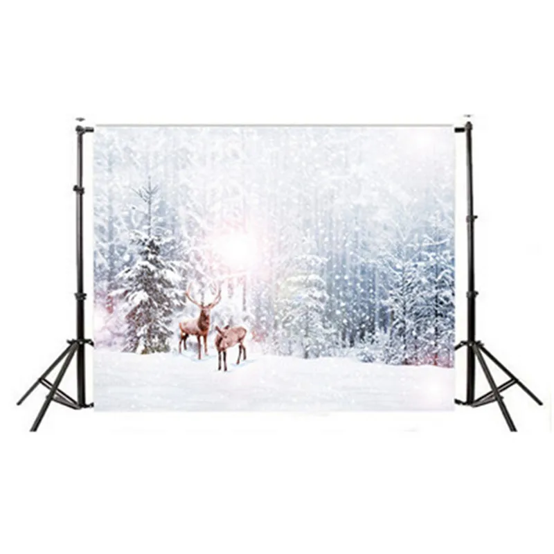 Фотофон с изображением рождественской снежинки виниловая стена 5x3FT цифровой фон