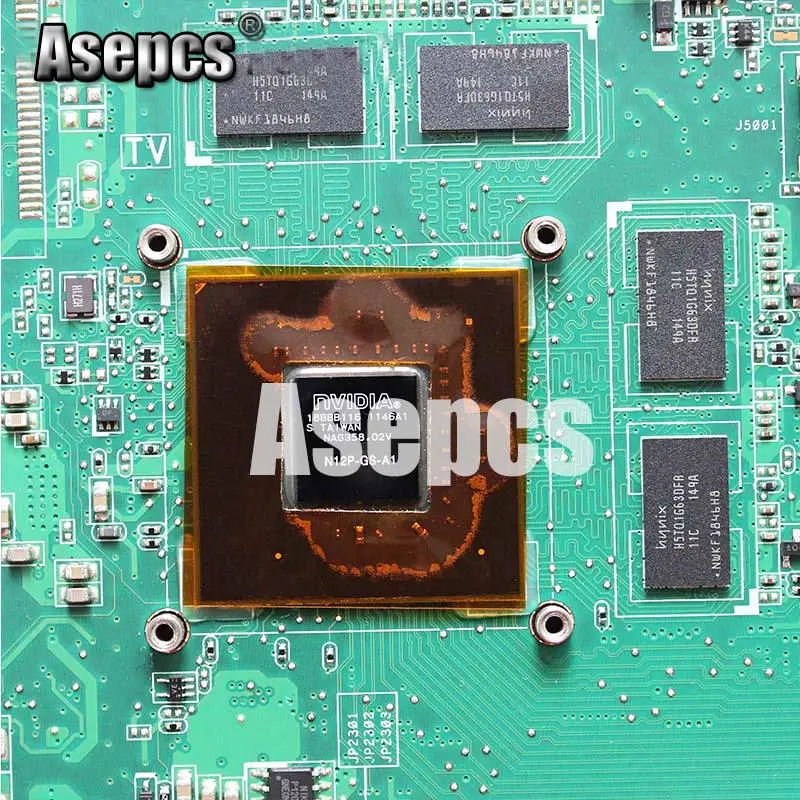 Asepcs N53SN материнская плата для ноутбука ASUS N53SN N53SM N53SV N53S N53 Тесты Оригинал материнская плата GT550M 2 Гб HM65