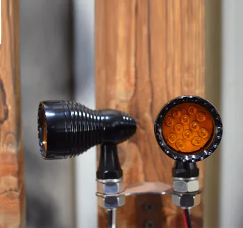 

Motorcycle Vintage Antique Turn Signal Lights Harley Rat Bobber Custom Turn Indicators