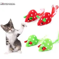 Misterolina Новые Pet кошки-мышки Форма игрушка пушистый котенок забавная игра игрушки мыши погремушка Мышь котенок интерактивная игра PAT6362