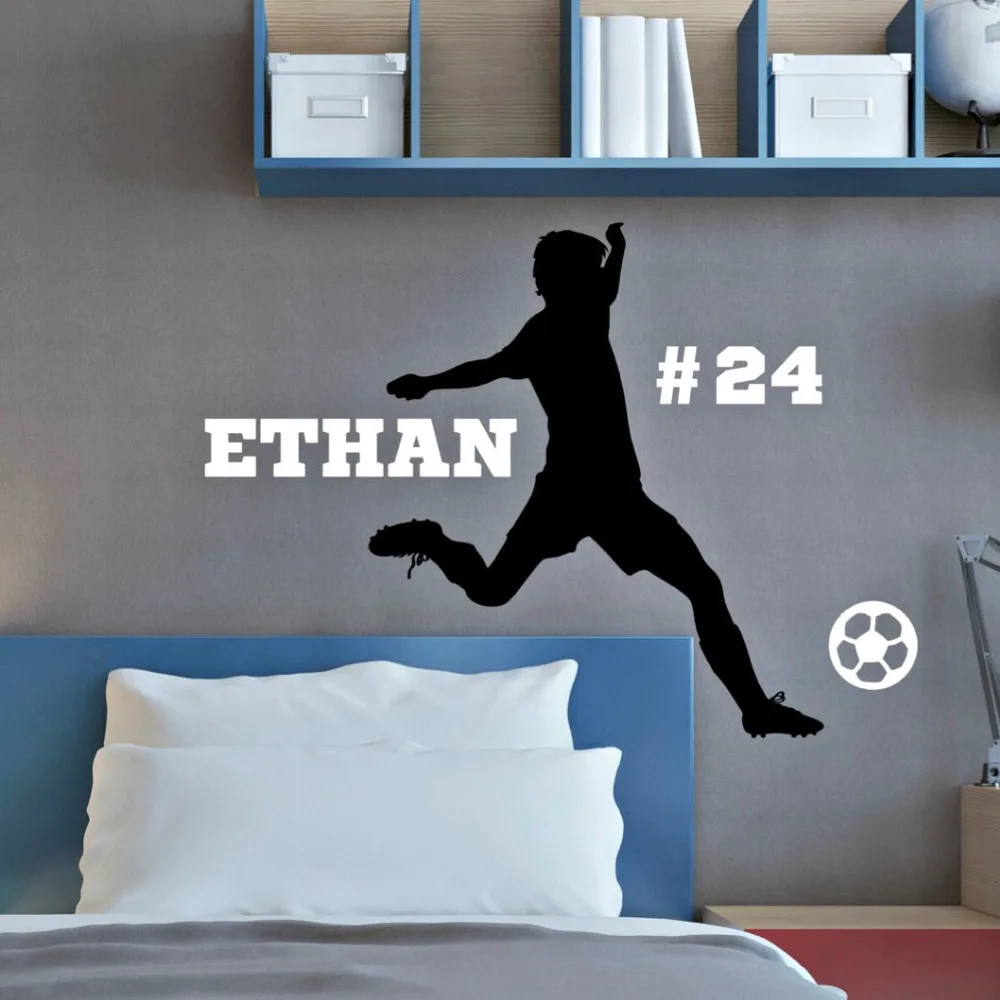Personalized-Name-Wall-Decal-Football-Player-Vinyl-Wall-Stickers-For-Kids-Rooms-Boys-Bedroom-Soccer-Number