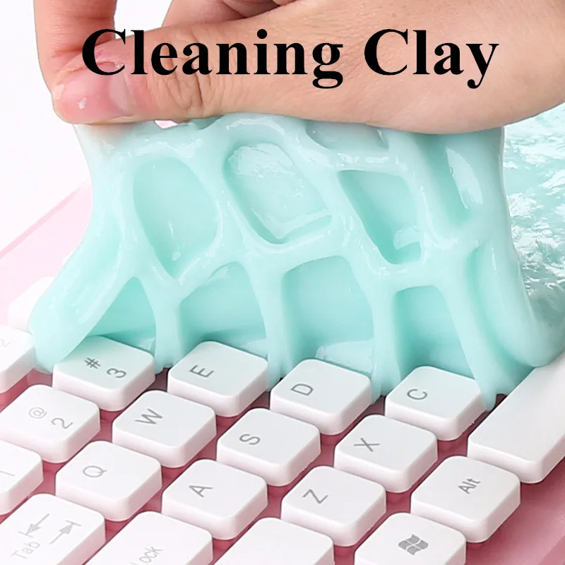 Clean Magic Clay Dedusting Mud 160g Strong Adhesion Remove Sludge Reusable Cleansing Tool for Car Keyboard Remote Control | Дом и сад