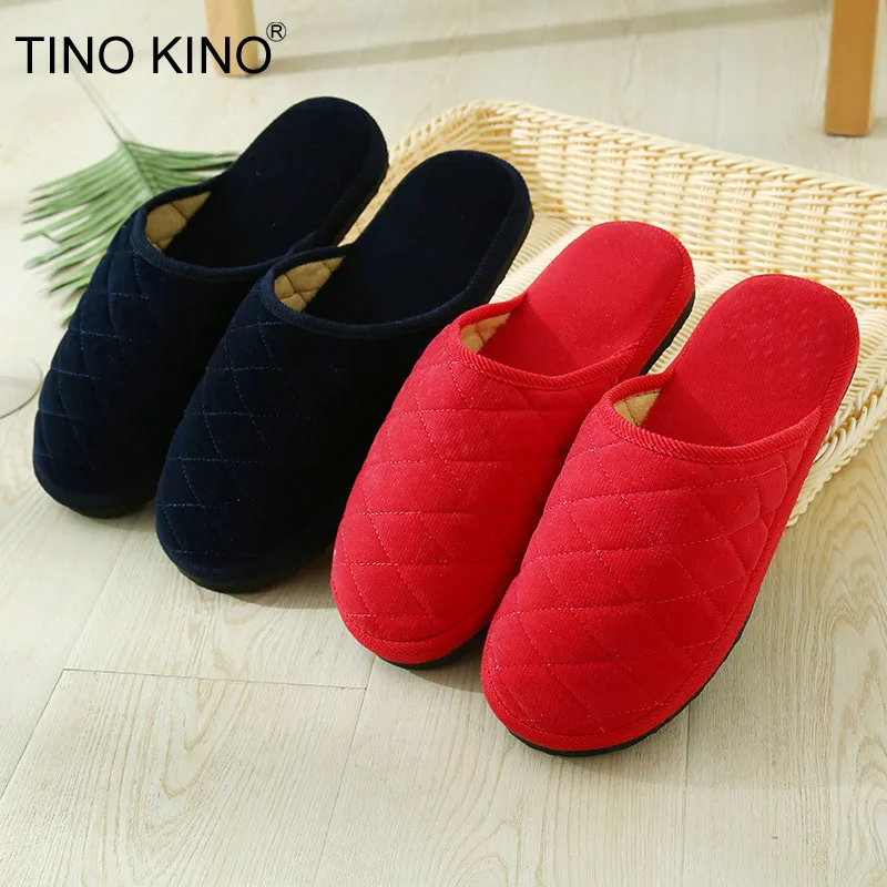 

Women Home Slippers Winter Warm Short Plush Soft Flat Shoes Female Comfortable Simple Indoor Floor Slipper For Bedroom