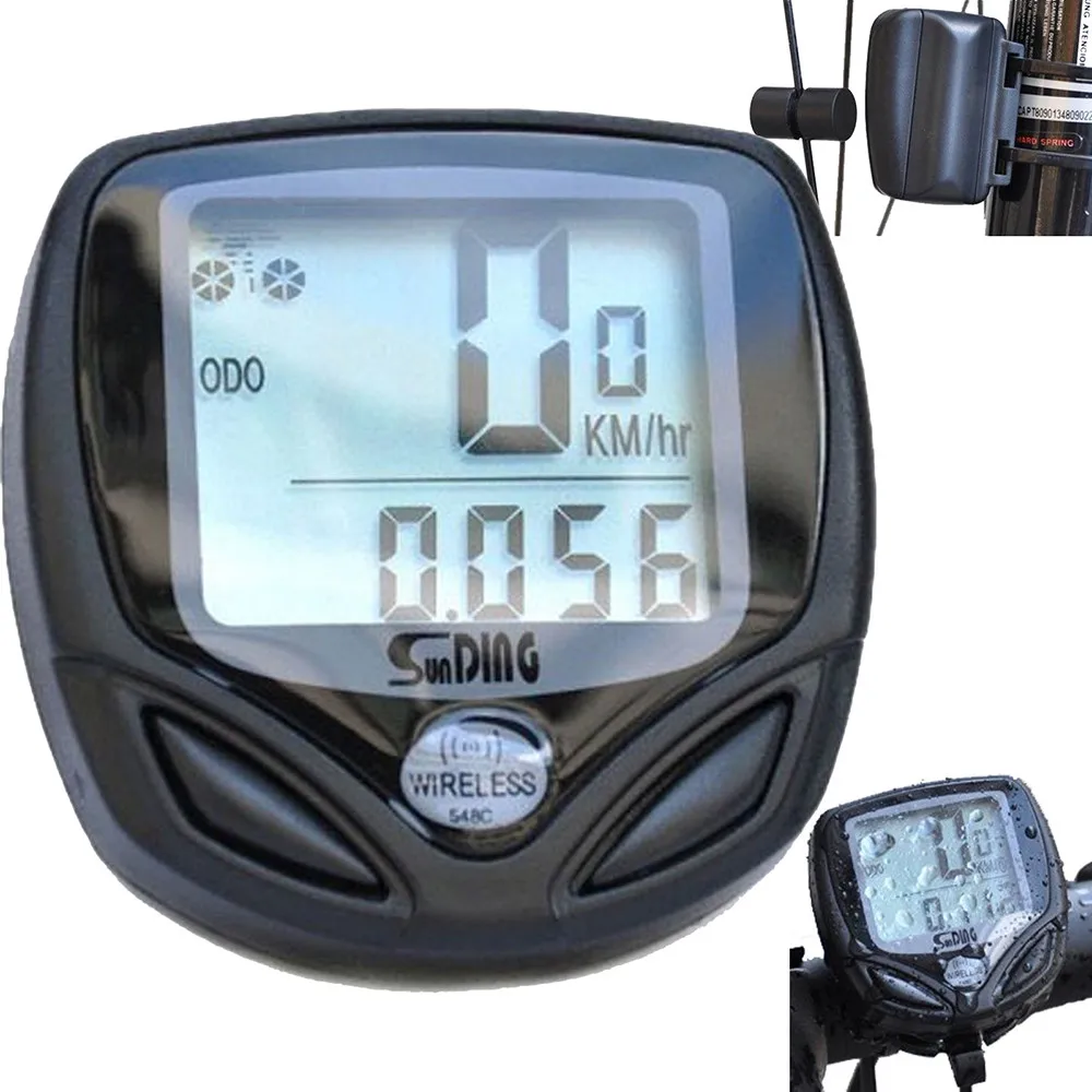 VELOCÍMETRO CUENTAKILÓMETROS LCD KILOMETROS KILOMETRAJE BICICLETA SPEEDOMETER