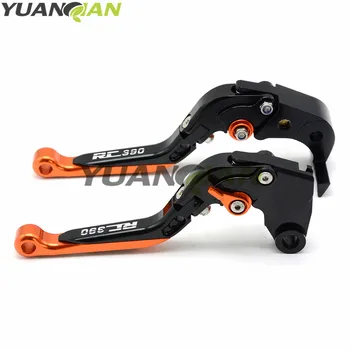 

FOR RC390 LOGO Adjustable Foldable Extendable Motorbike Brakes Clutch CNC Levers for KTM 390 Duke/RC390 2013 2014 2015 2016
