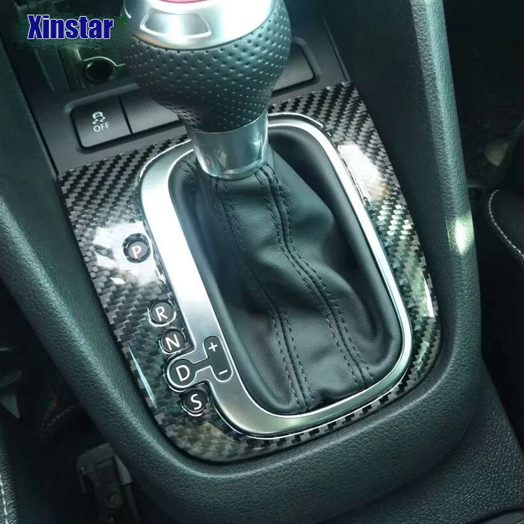 Us 21 59 46 Off 100 Percent Carbon Fiber Car Gear Shifter Interior Decoration Sticke For Volkswagen Vw Golf 6 Gti R Scirocco Sagitar In Car Stickers