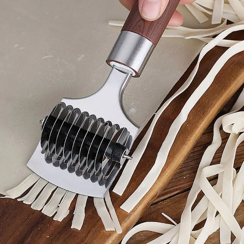 Stainless Steel Manual Spaghetti Maker Noodles Cut Knife Section Shallot Cutter Kitchen Utensil Accessories