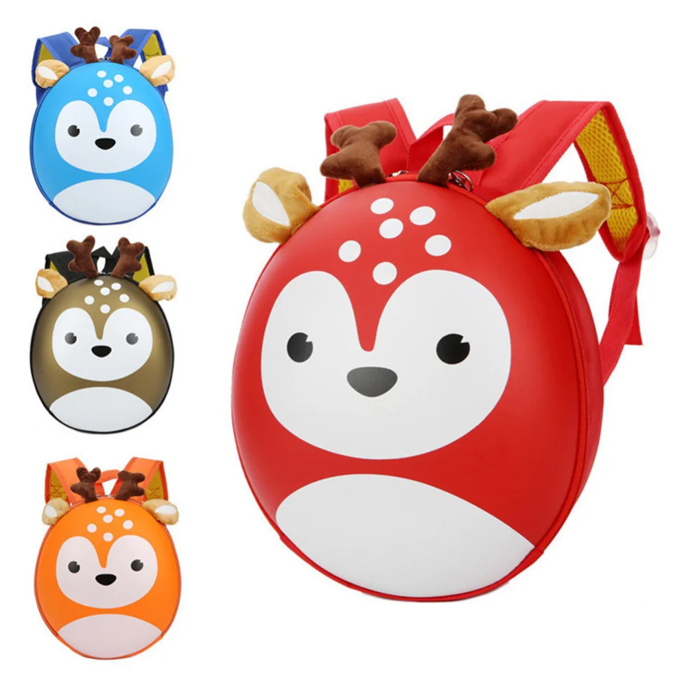 

Children Backpack Lovely Cartoon Shoulders Schoolbag Animal Kindergarten Children Storage Baby Bags Plush Toys 4 colors